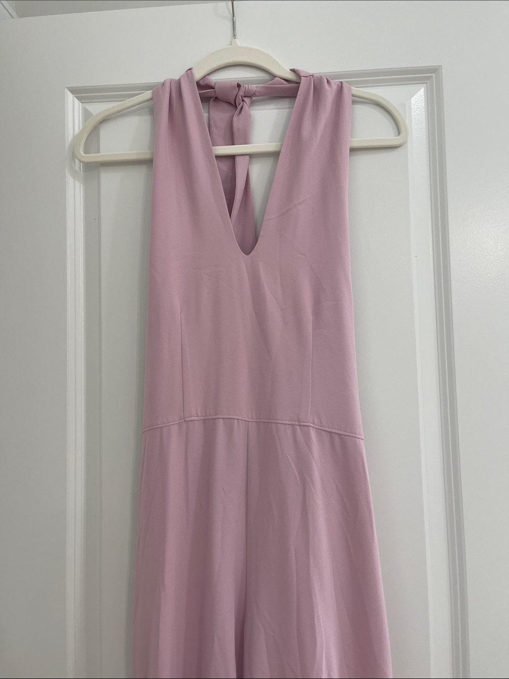 A&F Sleeveless V-Neck Mauve Jumpsuit